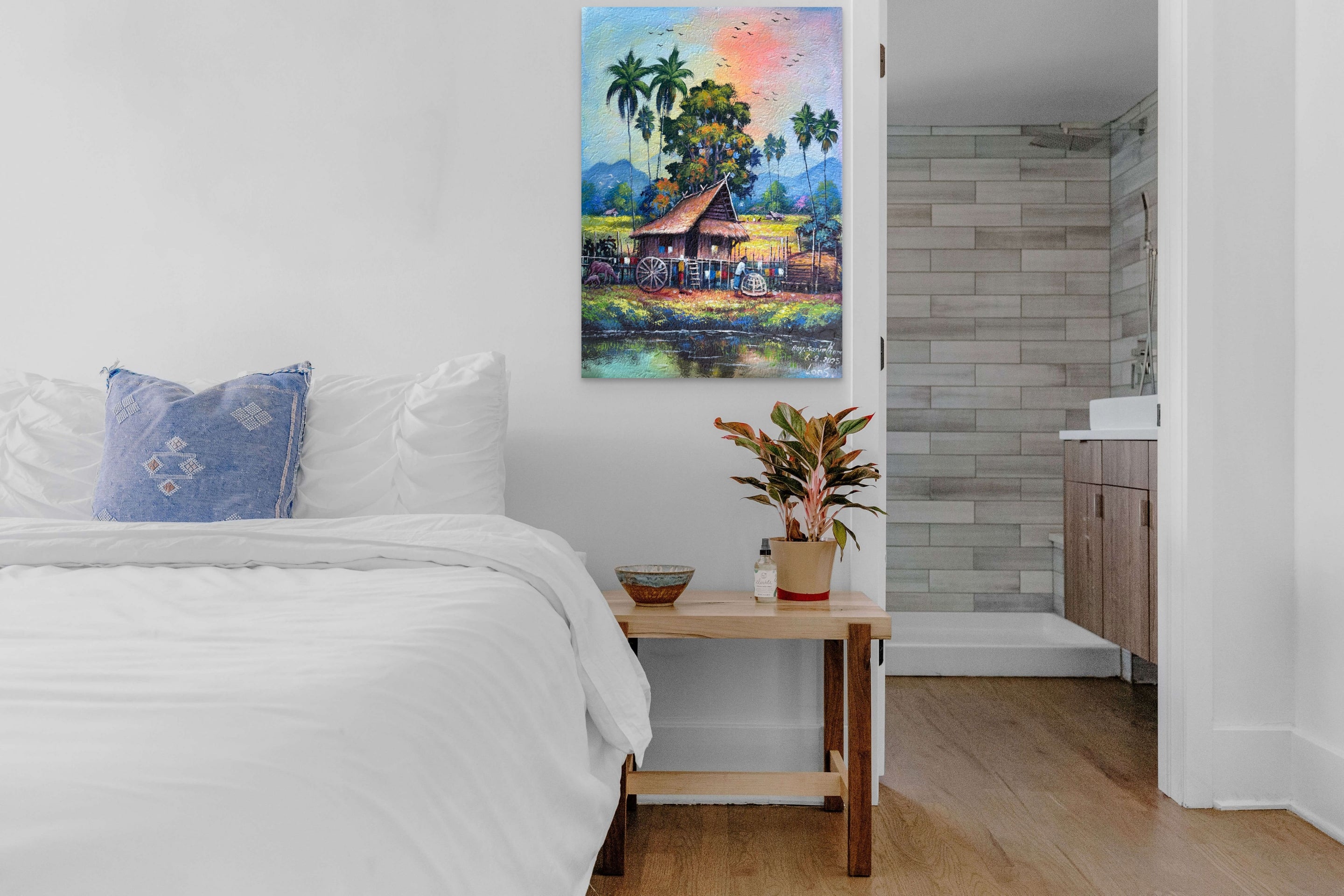 Acrylic on Handmade Paper