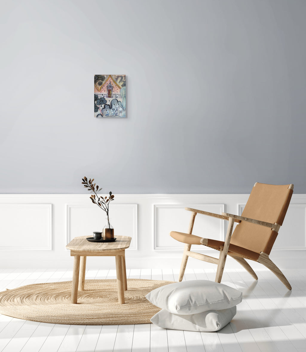 Vintage Original Hand-Painted Paintings on Canvas | One-of-a-Kind Art