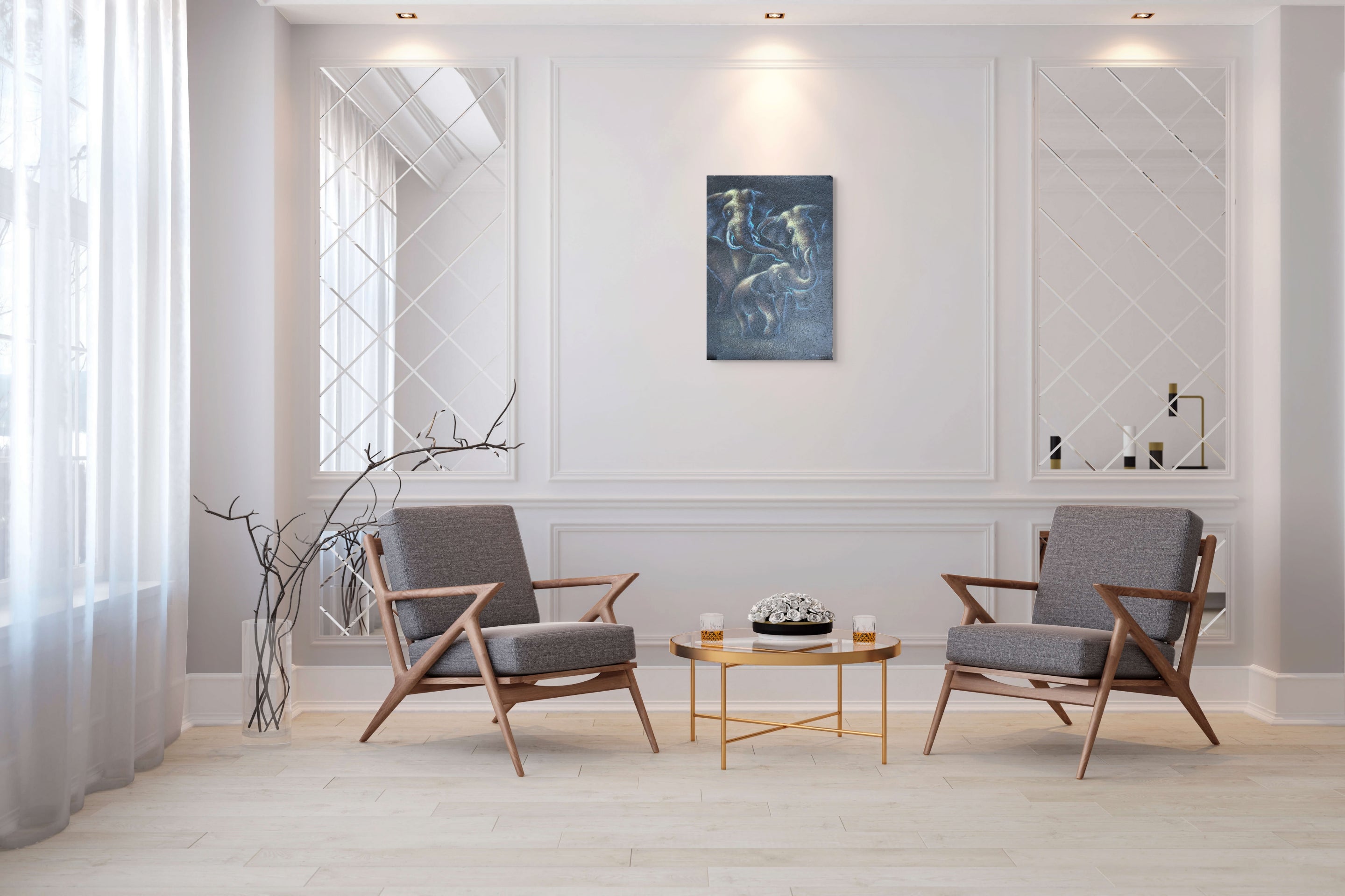 Original Acrylic Painting on Handmade Paper | One of a Kind Art