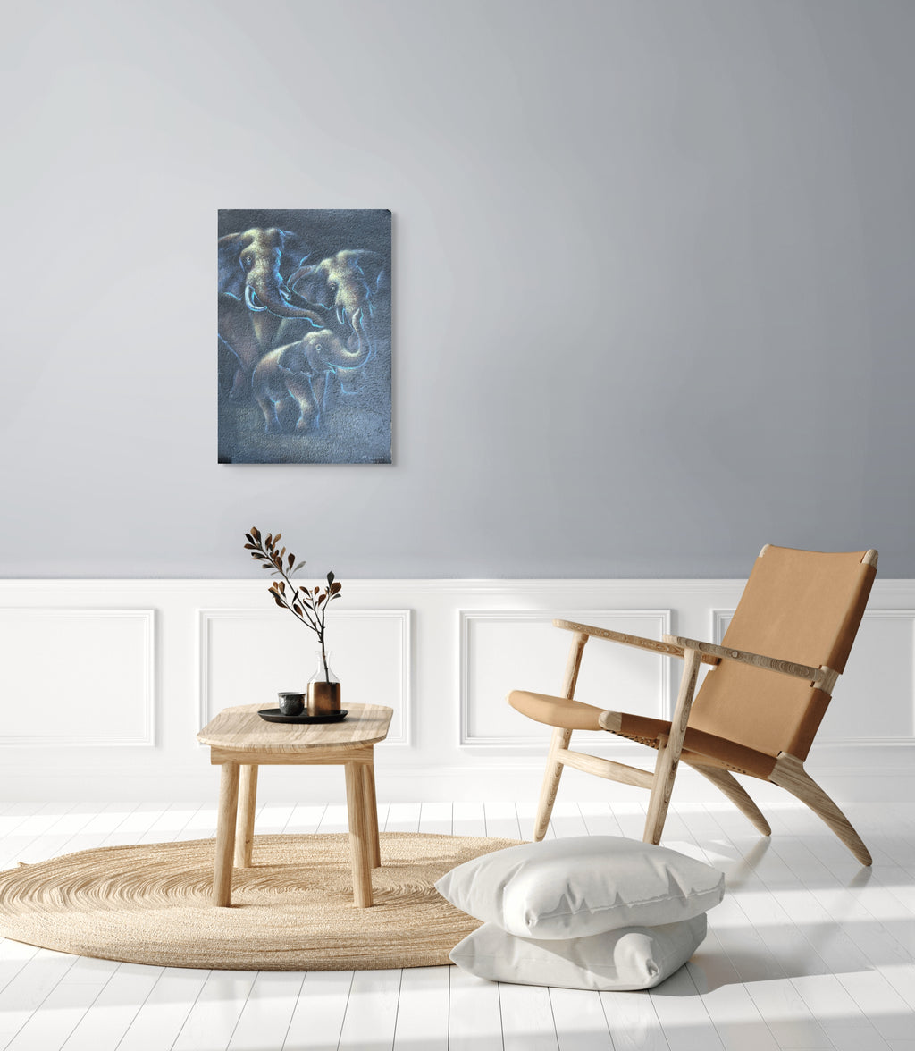 Original Acrylic Painting on Handmade Paper | One of a Kind Art