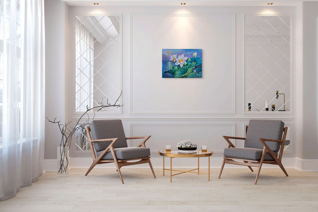 Original Acrylic Painting on Handmade Paper | One of a Kind Art