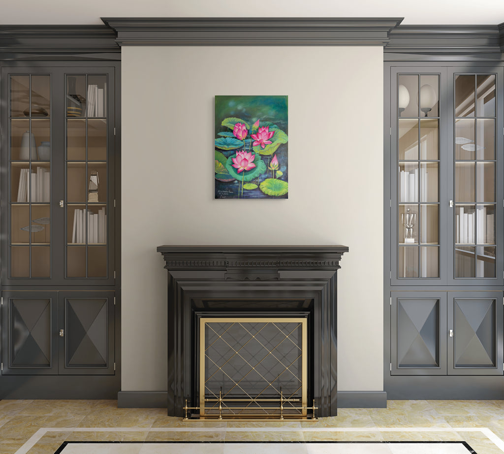 Original Acrylic Painting on Handmade Paper | One of a Kind Art