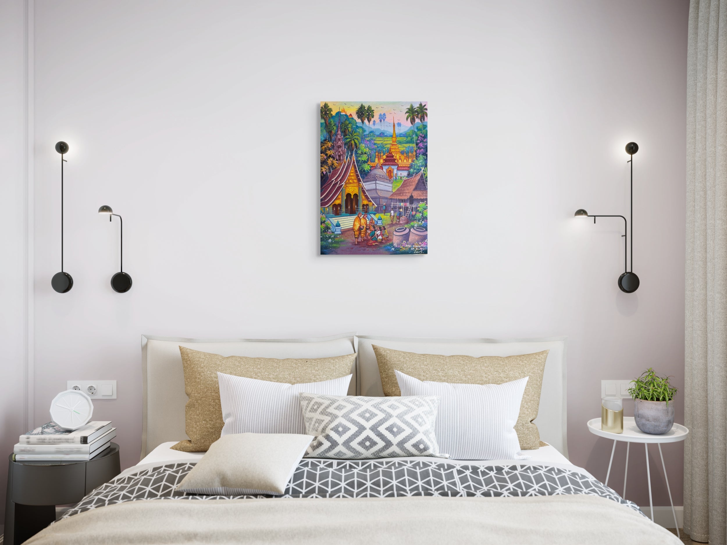 Original Acrylic Painting on Handmade Paper | One of a Kind Art