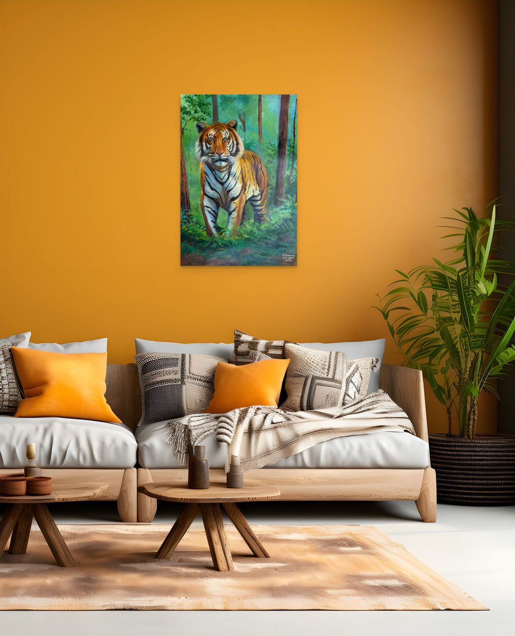 Original Acrylic Painting on Handmade Paper | One of a Kind Art