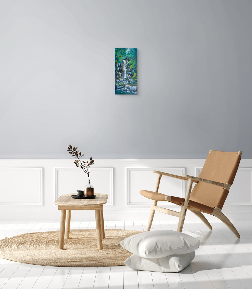 Original Acrylic Painting on Handmade Paper | One of a Kind Art