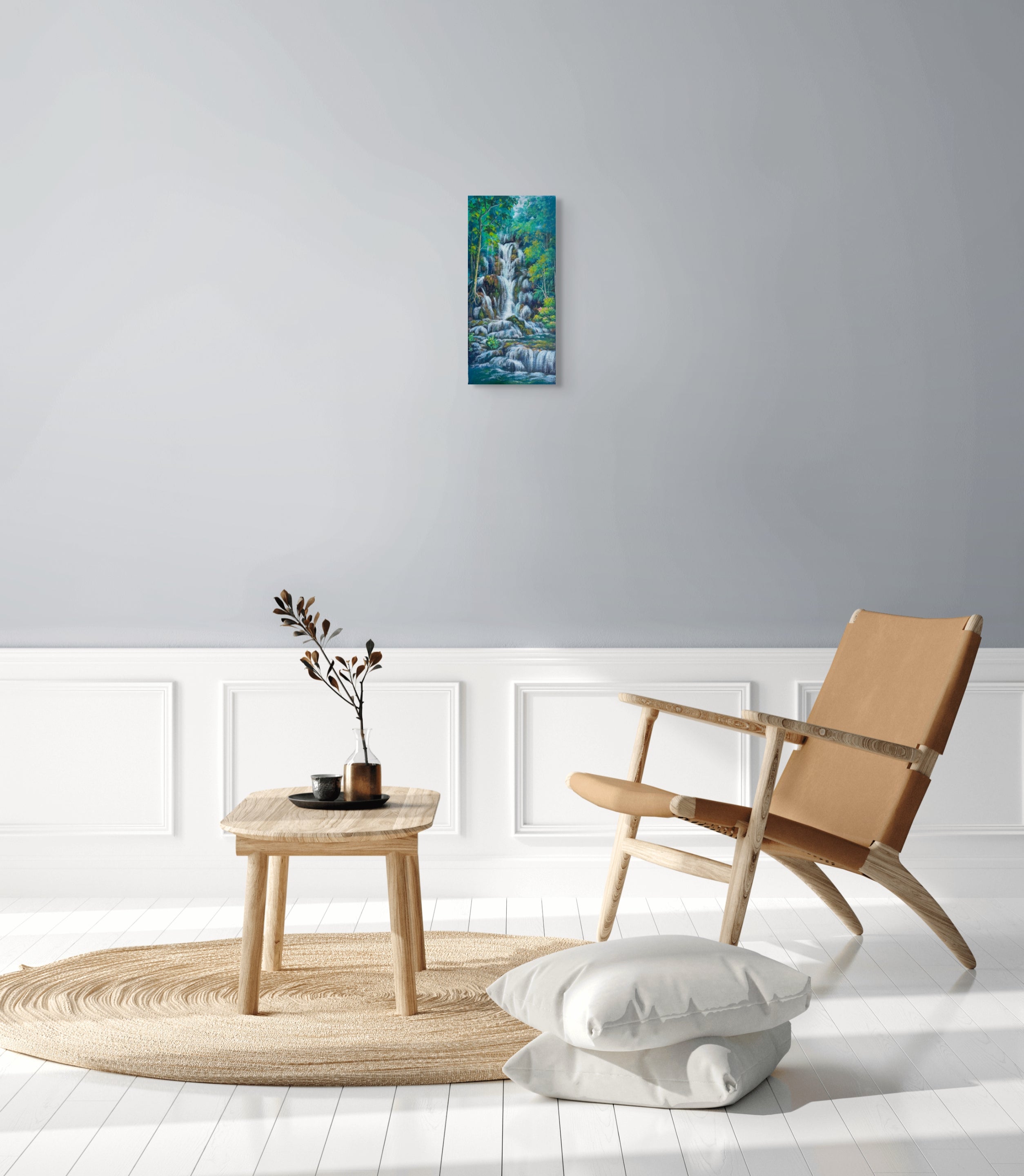 Original Acrylic Painting on Handmade Paper | One of a Kind Art