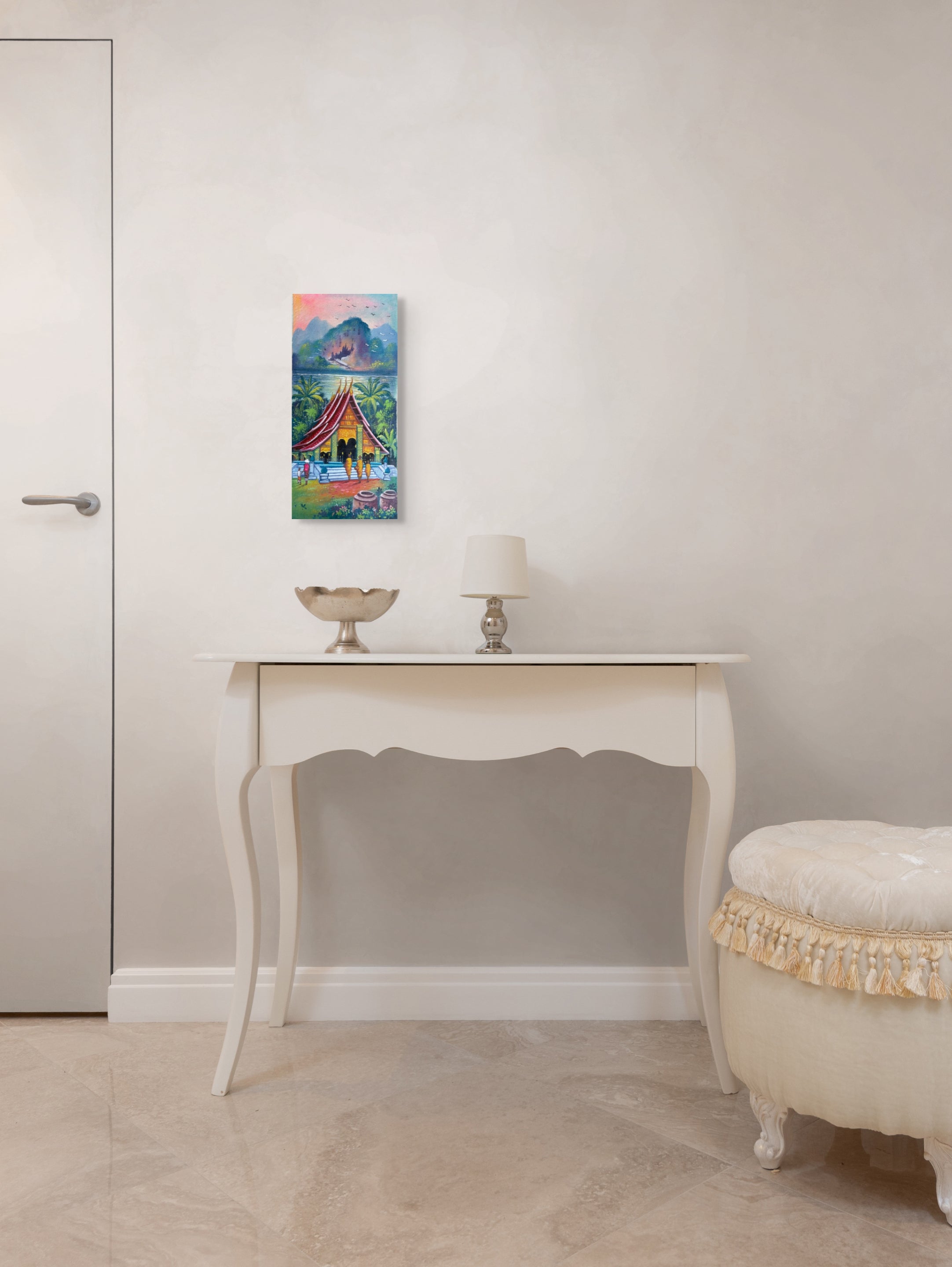 Original Acrylic Painting on Handmade Paper | One of a Kind Art