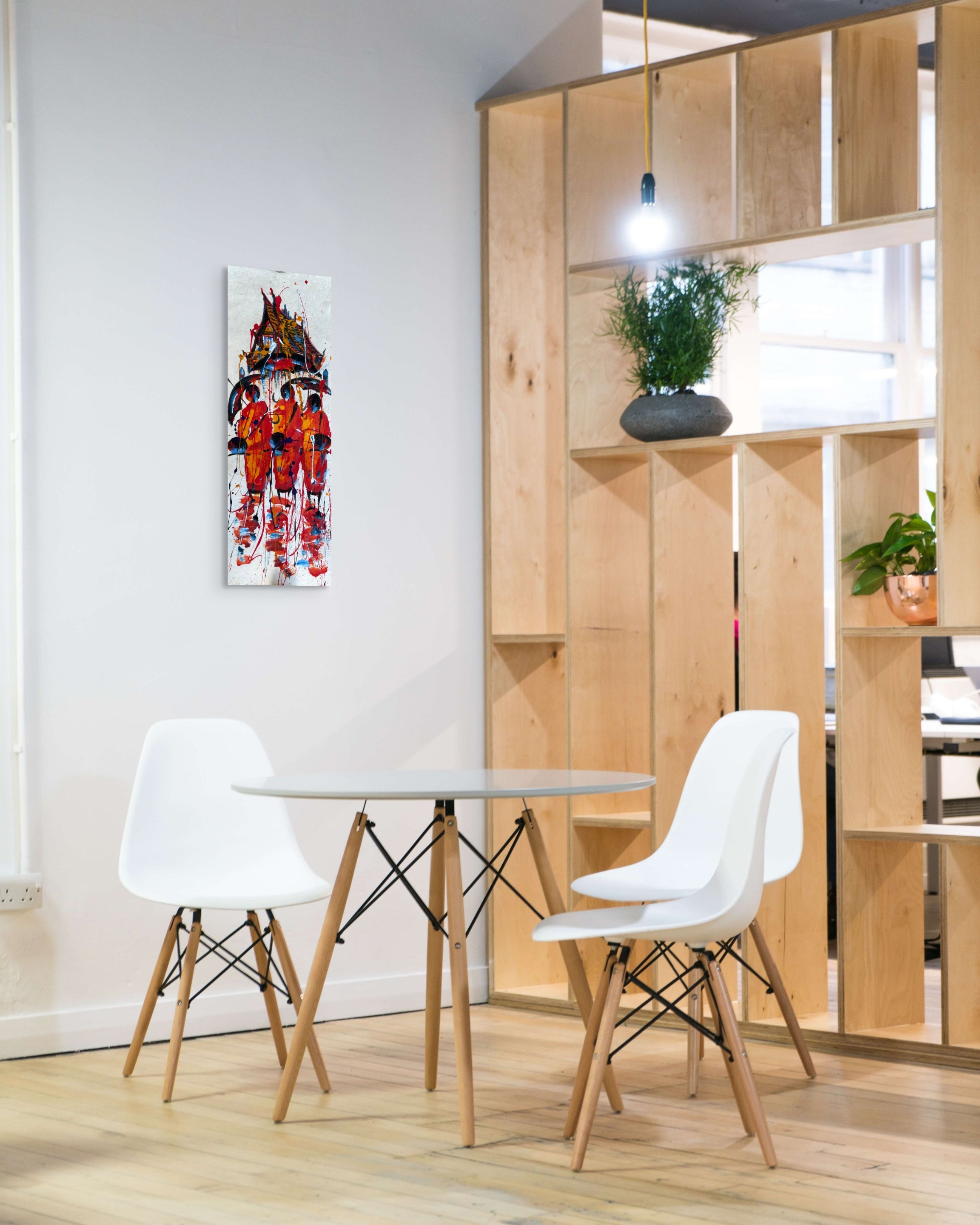 Original Acrylic Painting on Handmade Paper