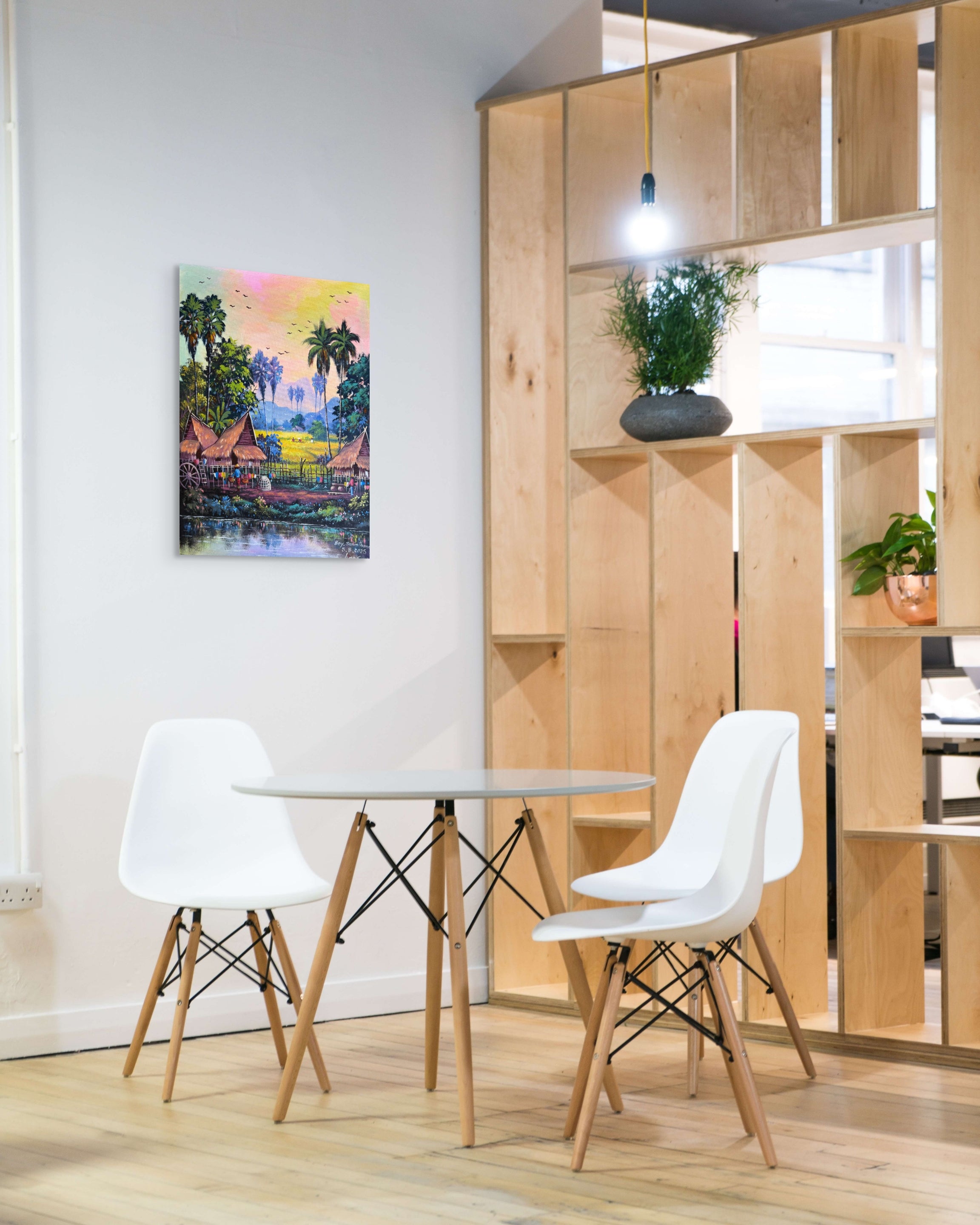 Original Acrylic Painting on Handmade Paper | One of a Kind Art