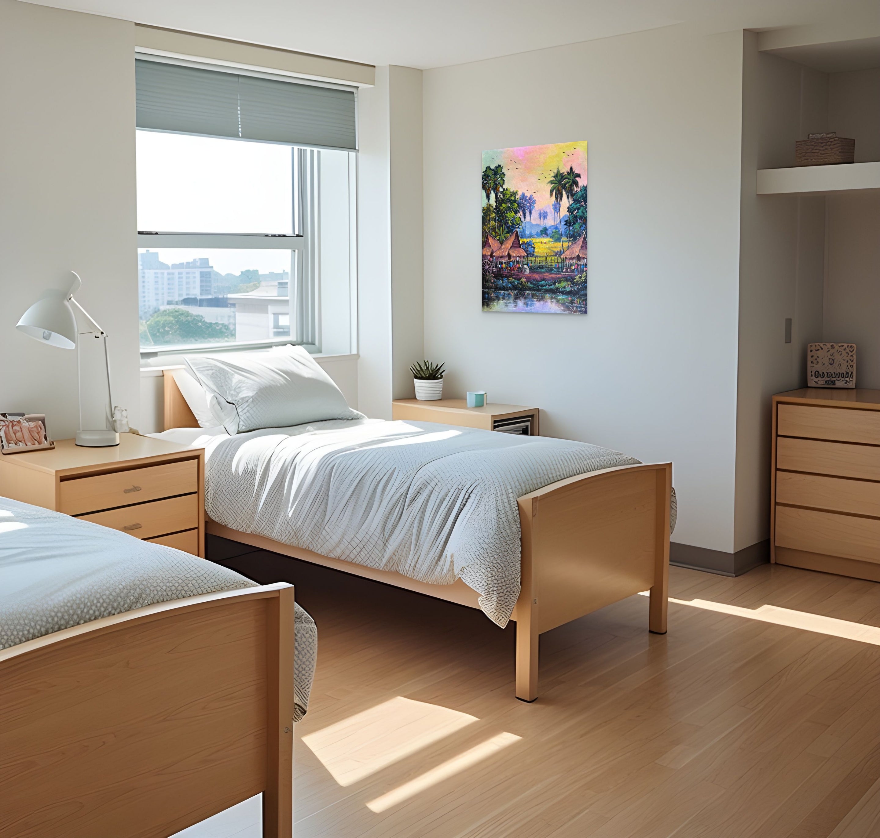 Original Acrylic Painting on Handmade Paper | One of a Kind Art