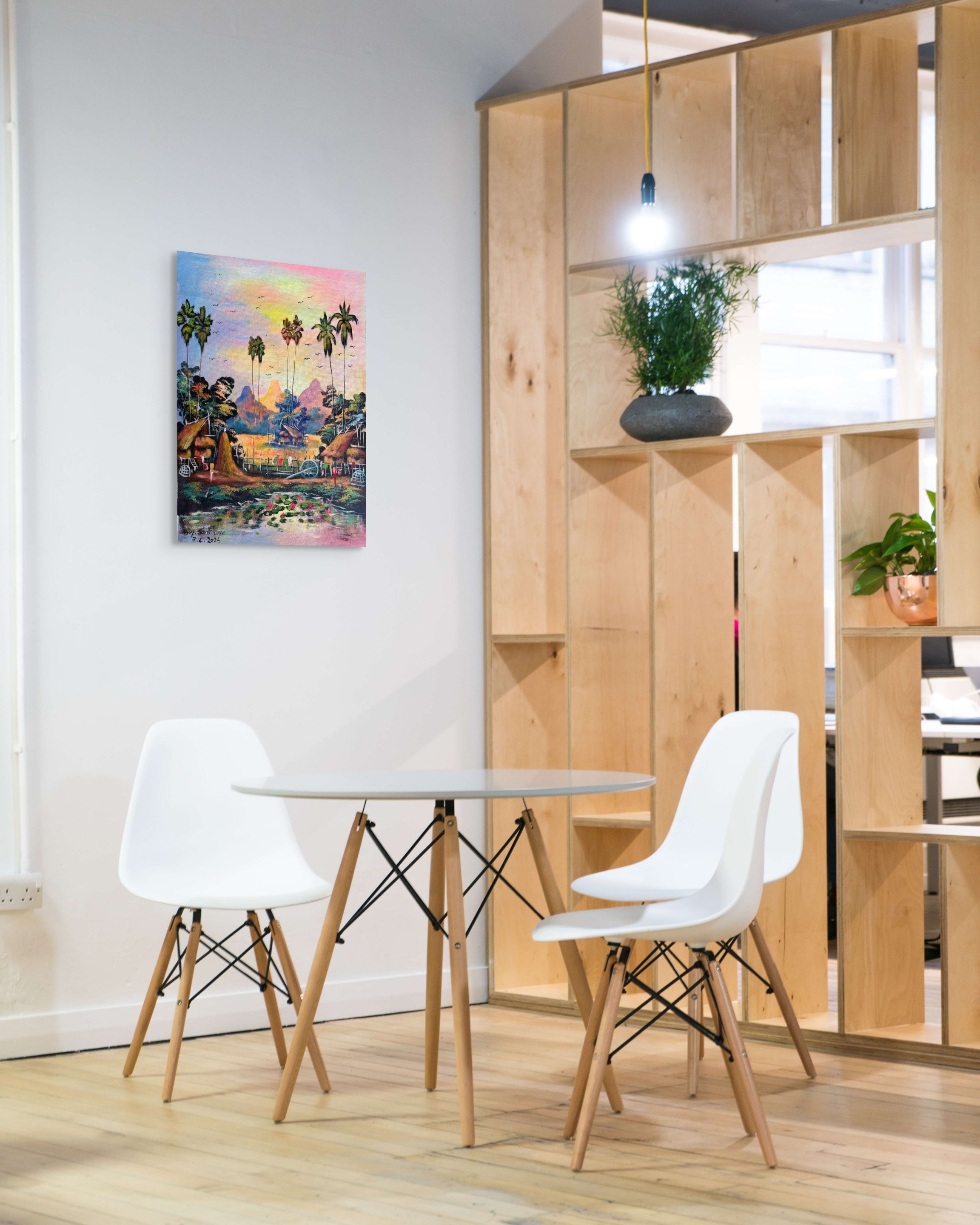 Original Acrylic Painting on Handmade Paper | One of a Kind Art