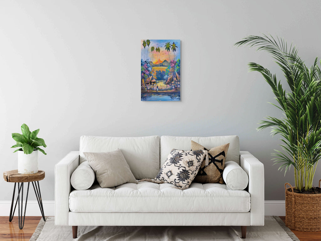 Original Acrylic Painting on Handmade Paper | One of a Kind Art