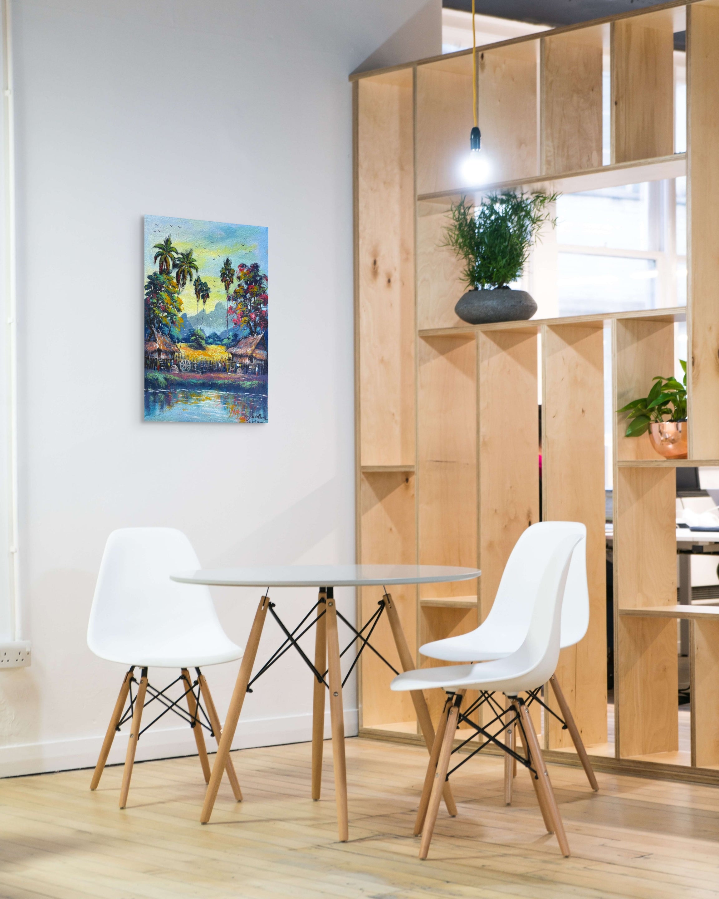 Original Acrylic Painting on Handmade Paper | One of a Kind Art