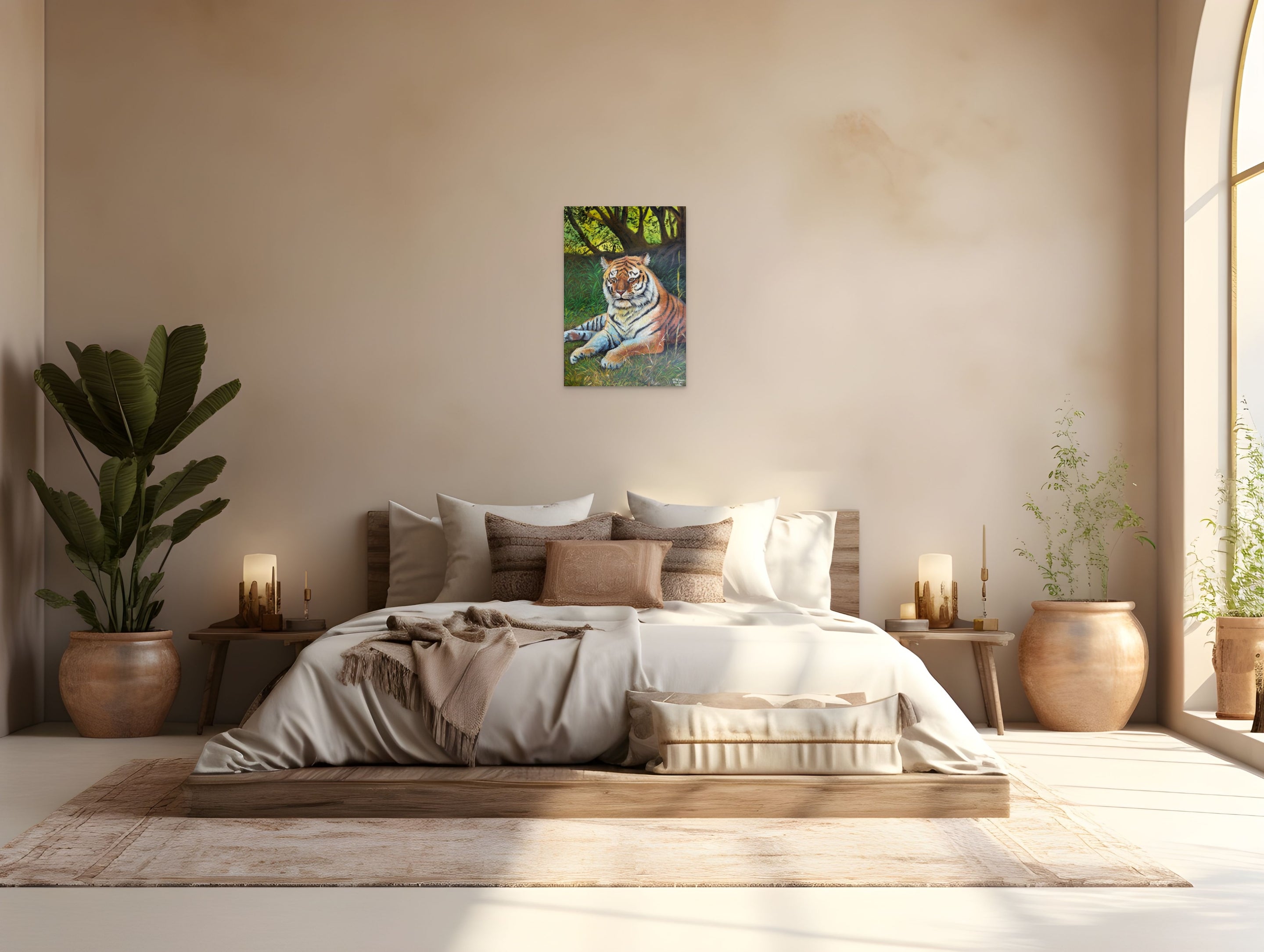 Original Acrylic Painting on Handmade Paper | One of a Kind Art