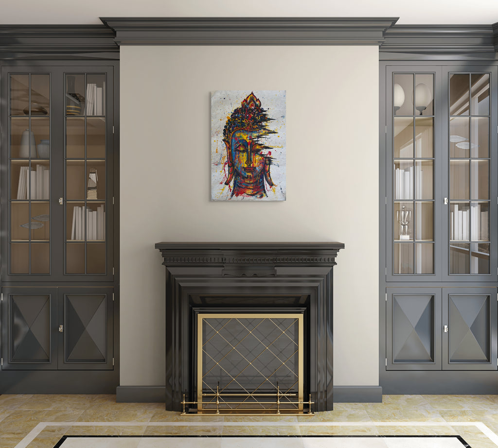 Original Acrylic Painting on Handmade Paper | One of a Kind Art