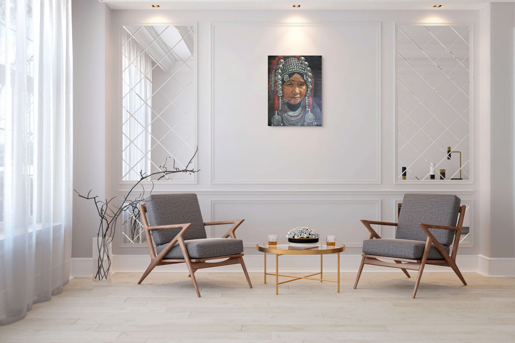 Original Acrylic Painting on Handmade Paper | One of a Kind Art