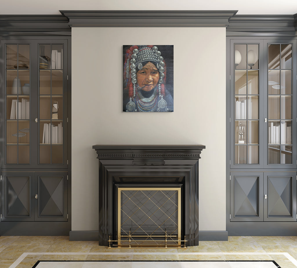 Original Acrylic Painting on Handmade Paper | One of a Kind Art