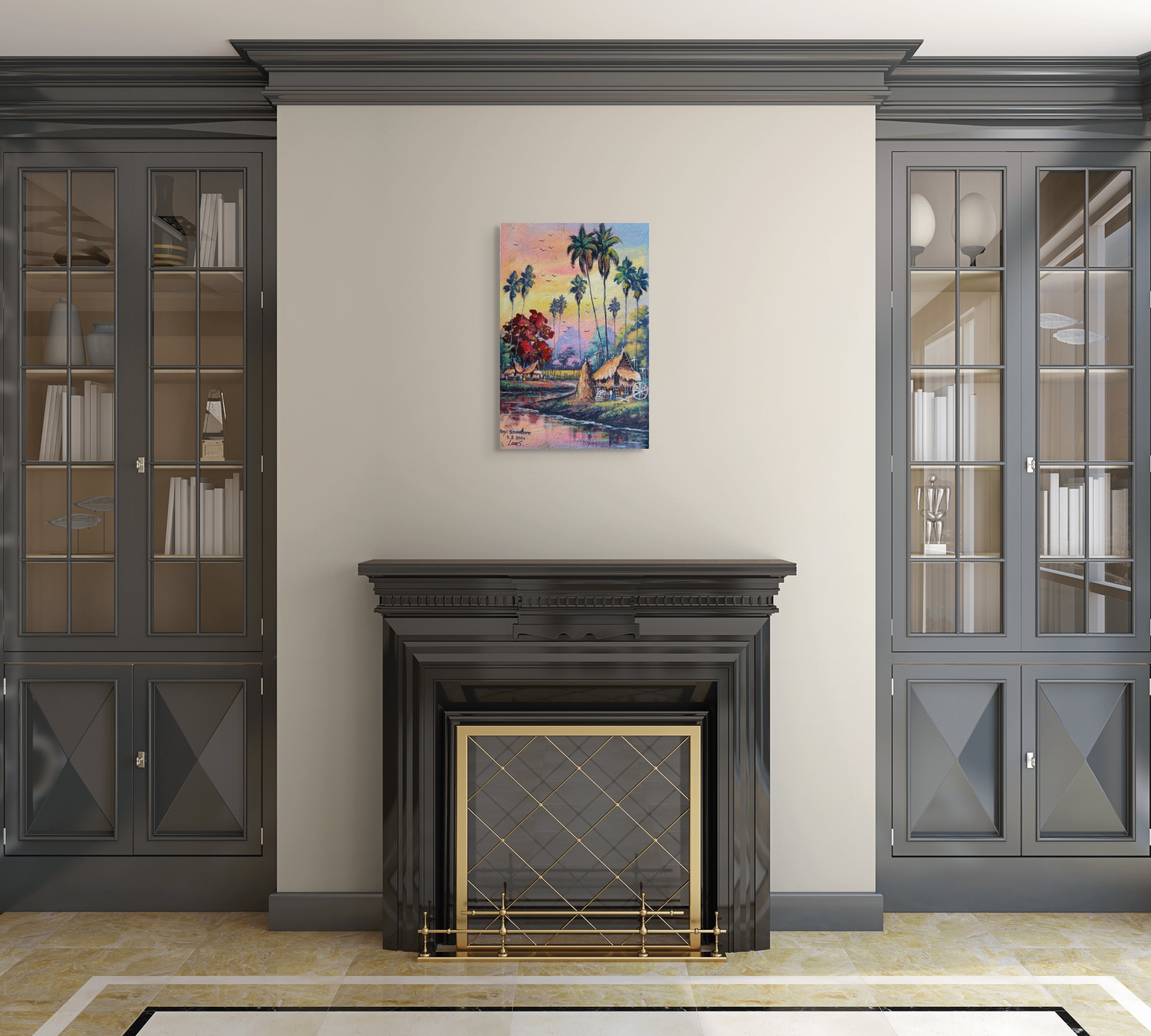 <p><strong>Original Hand-Painted Artwork on Handmade Paper | One of a Kind</strong></p>