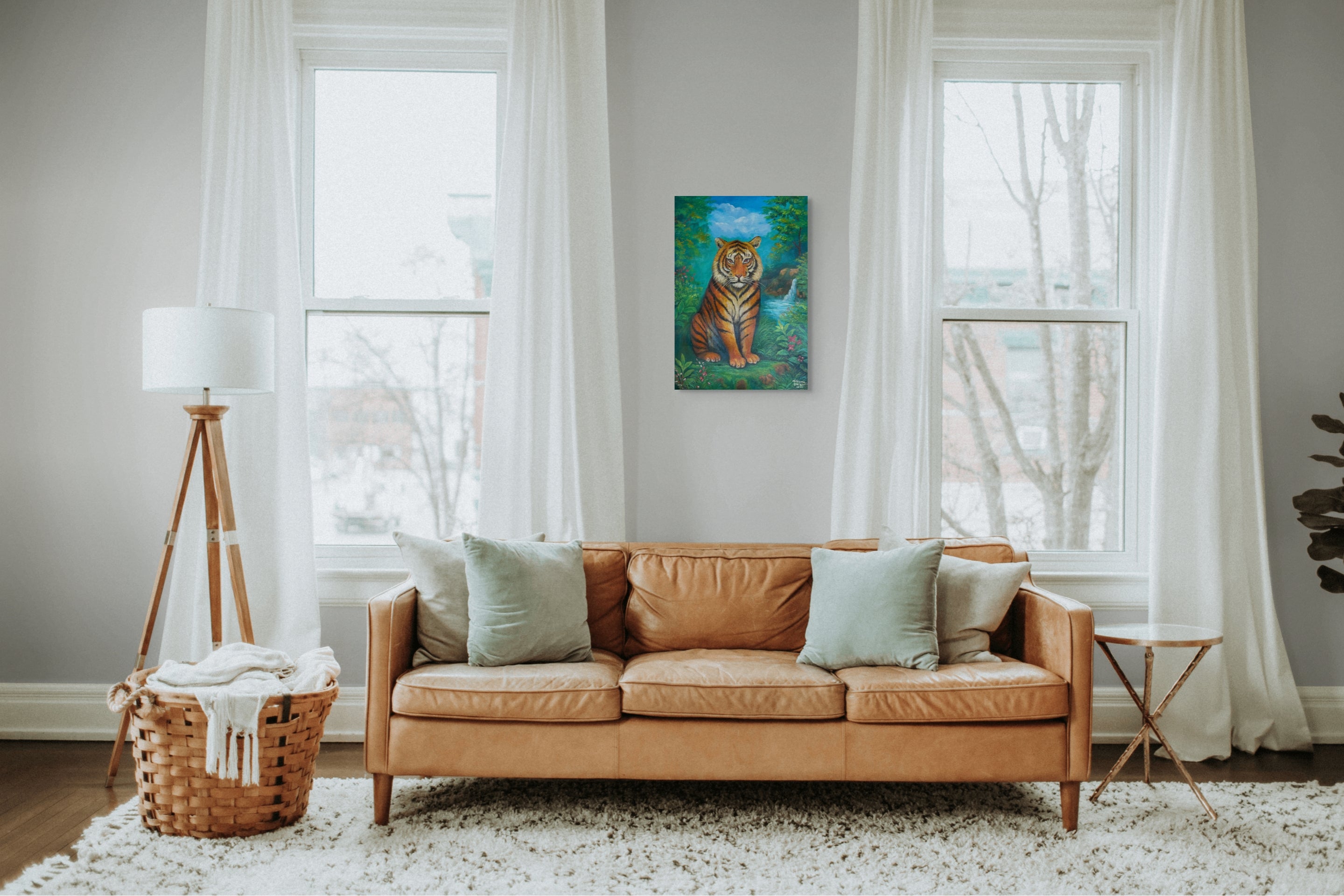 Original Acrylic Painting on Handmade Paper | One of a Kind Art