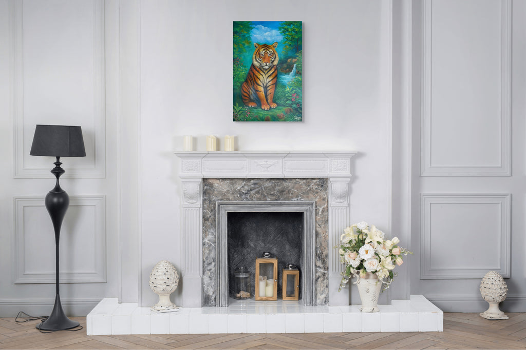 Original Acrylic Painting on Handmade Paper | One of a Kind Art