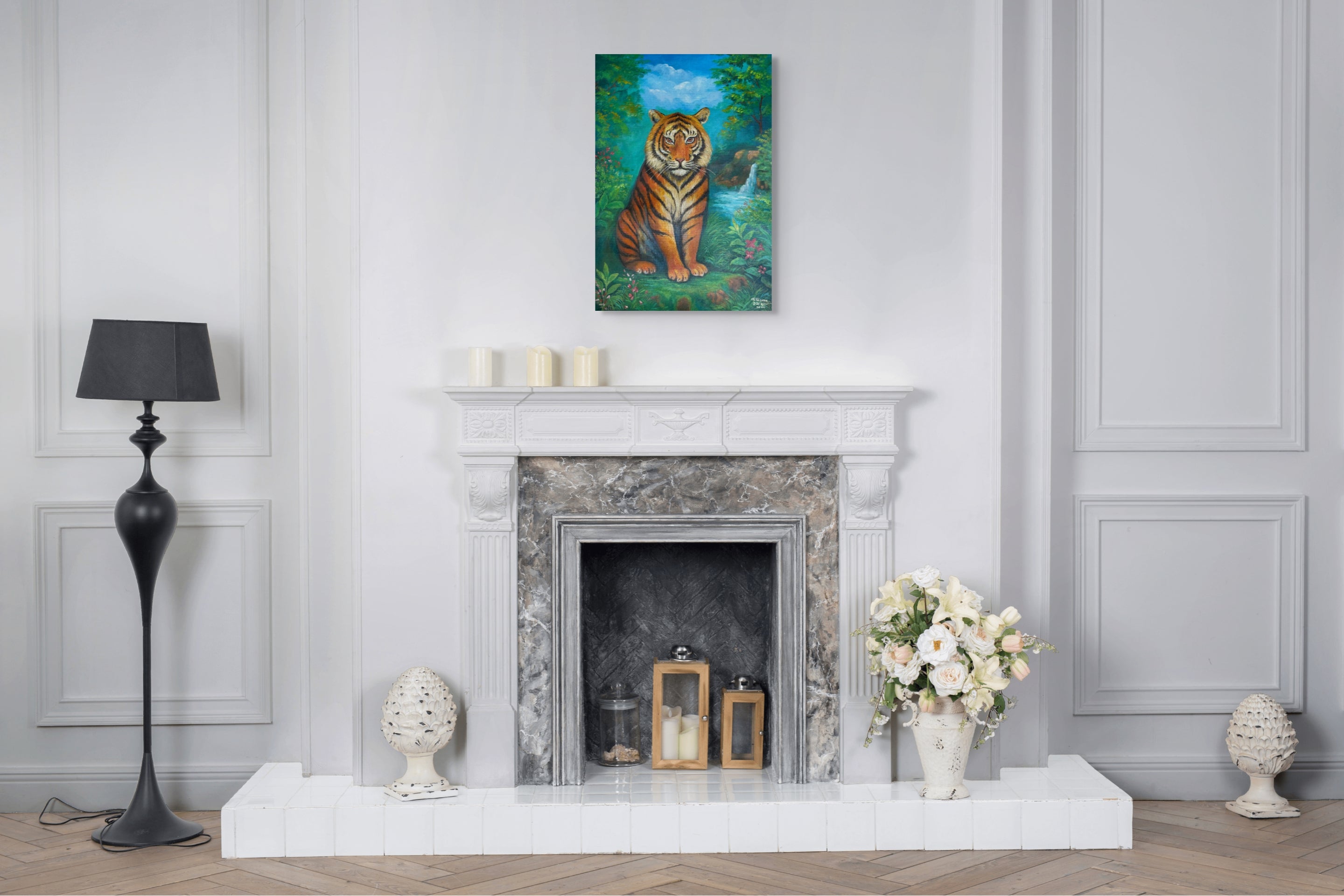 Original Acrylic Painting on Handmade Paper | One of a Kind Art