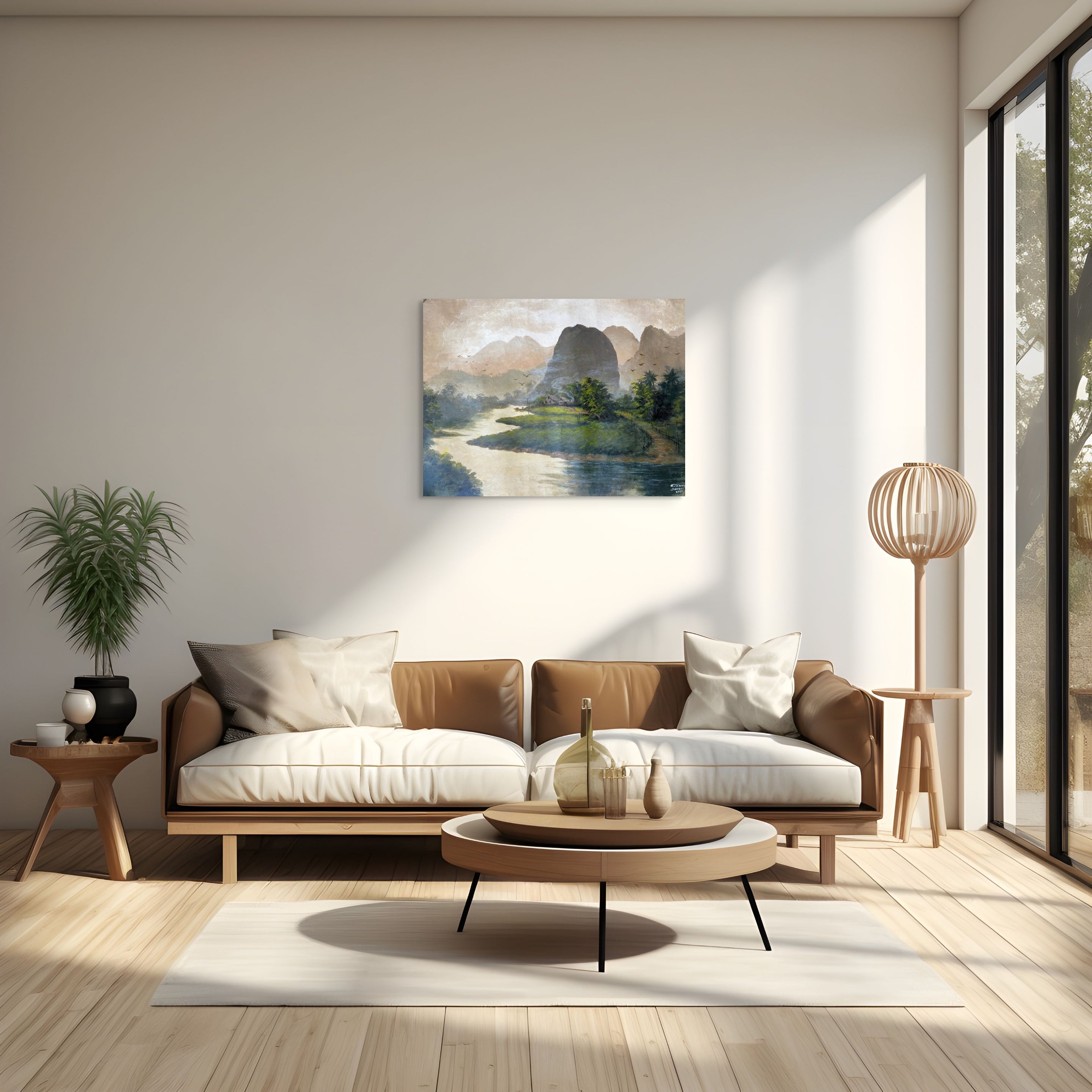 Original Acrylic Painting on Handmade Paper | One of a Kind Art