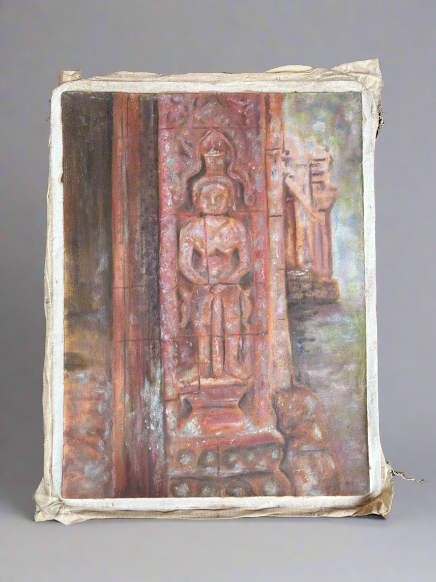 Temple Wall Statue