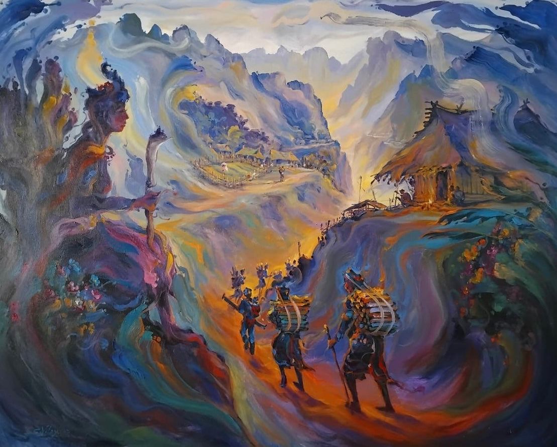 Road to village - Signature Work