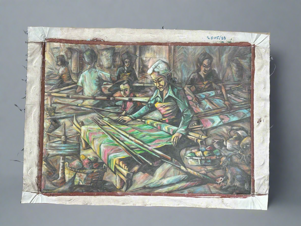 Hand weaving Textile