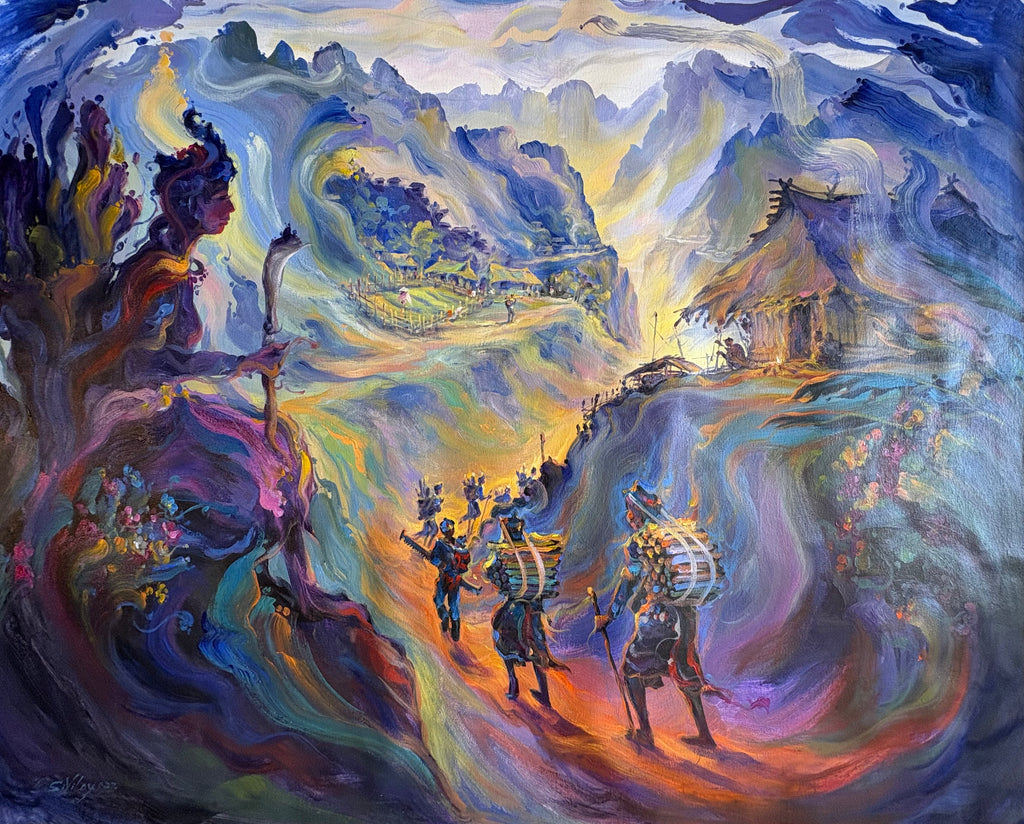 Luxury Original Hand-Painted Artwork | Prestige Collection | ArtsMekong