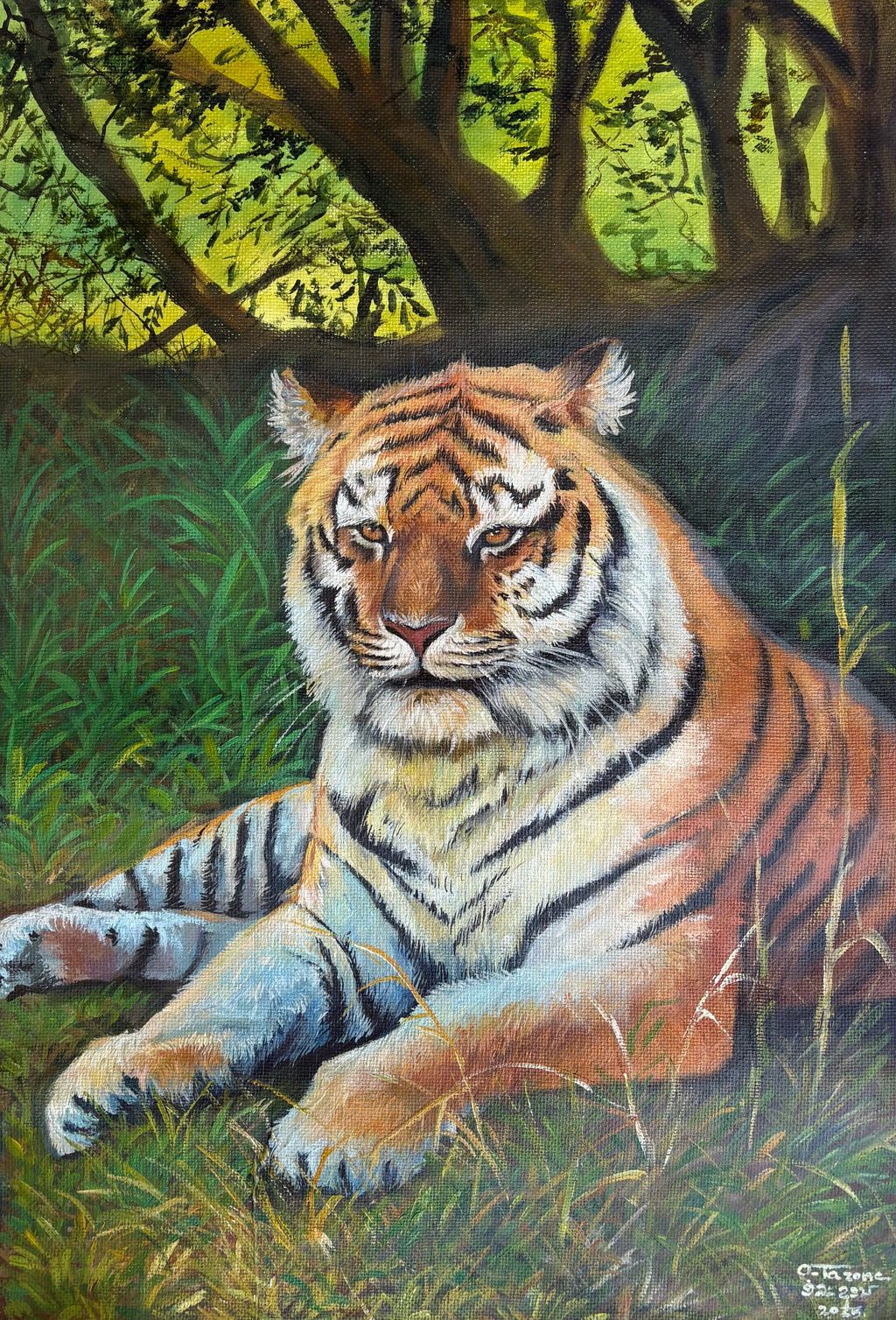 Original Acrylic Painting on Handmade Paper | One of a Kind Art