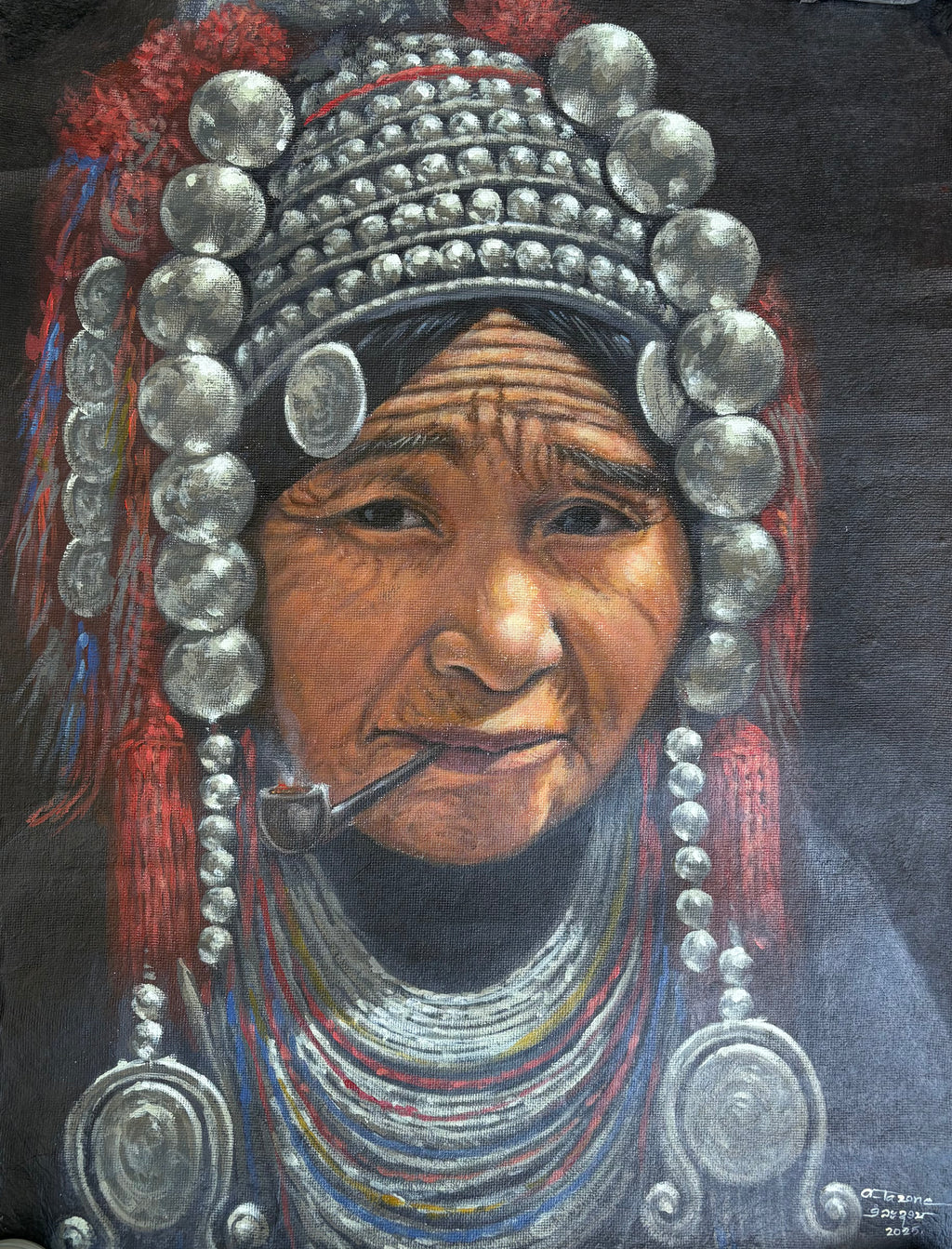 Original Acrylic Painting on Handmade Paper | One of a Kind Art