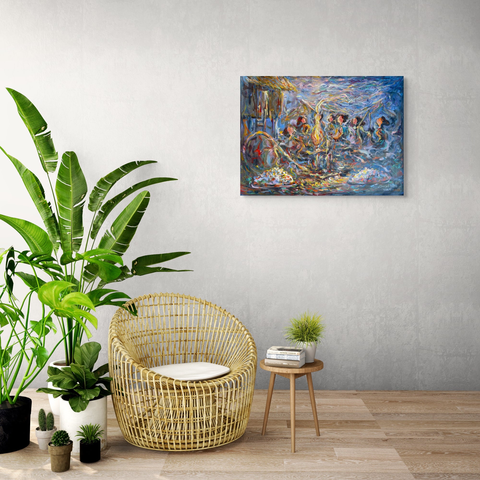 Gathering - Acrylic on Canvas