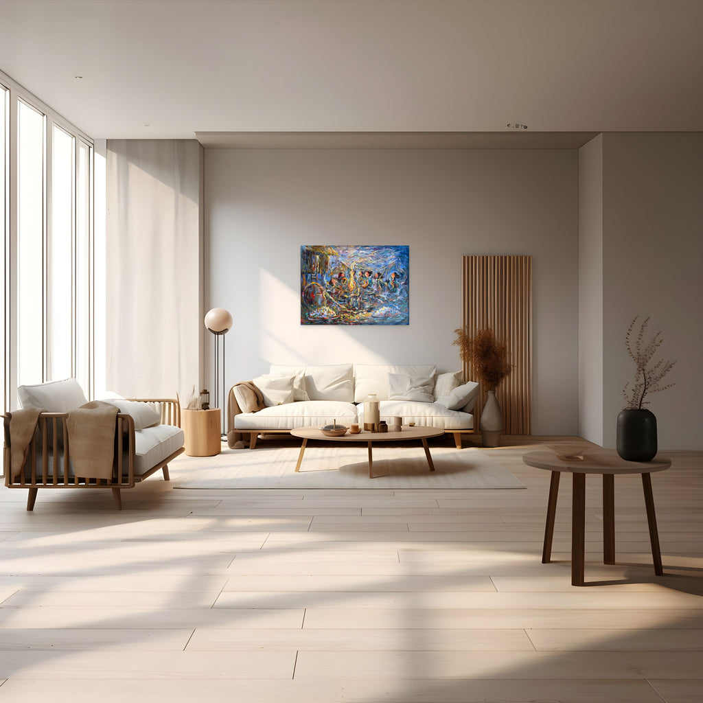 Gathering - Acrylic on Canvas